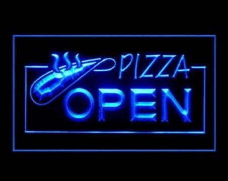 OPEN HOT Pizza Restaurant LED Neon Sign